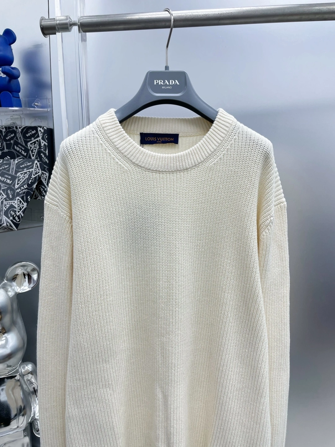 wg.luxury-- 8V embroidery cashmere wool oversize item: E-F000J0202